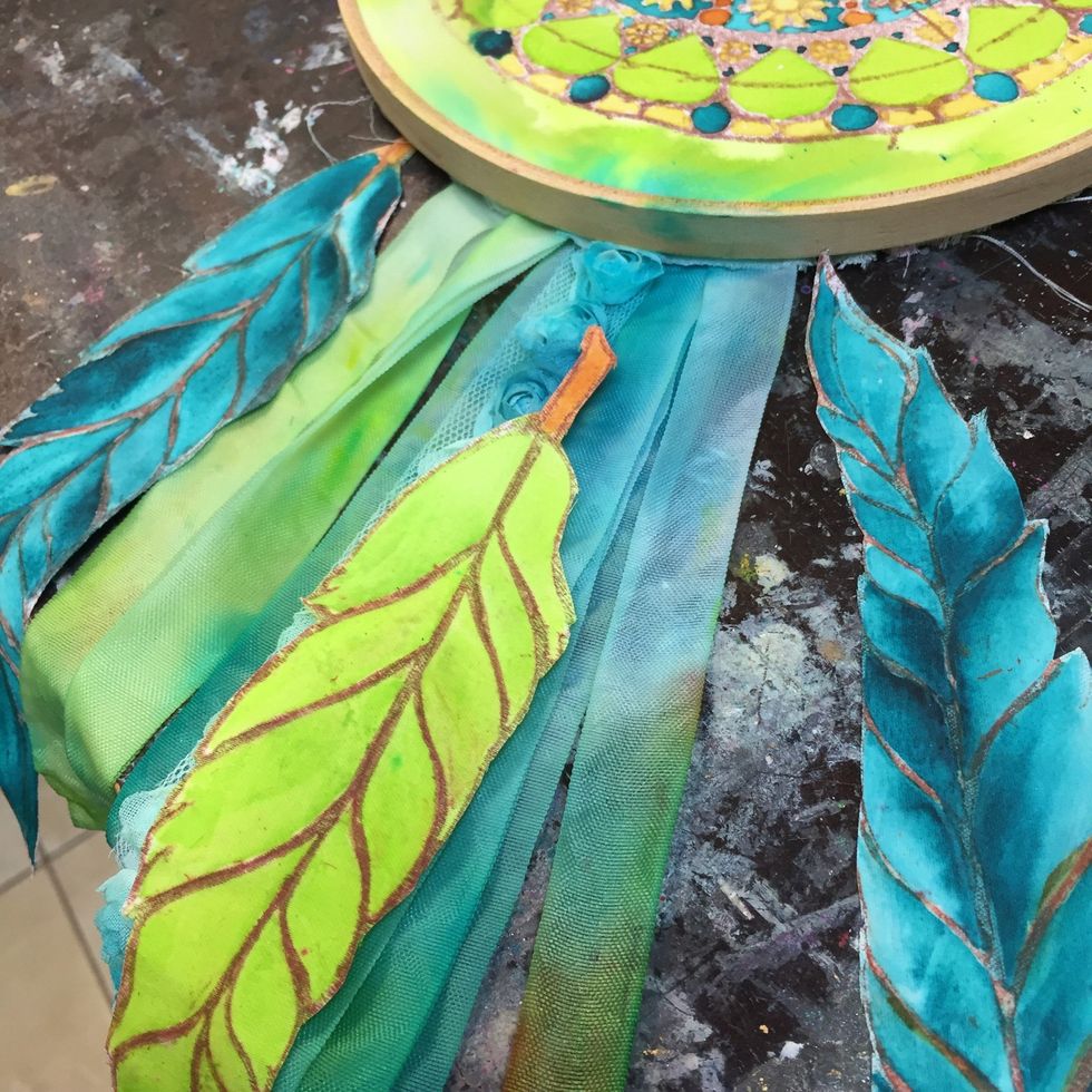 Attach sewing a simple stitch