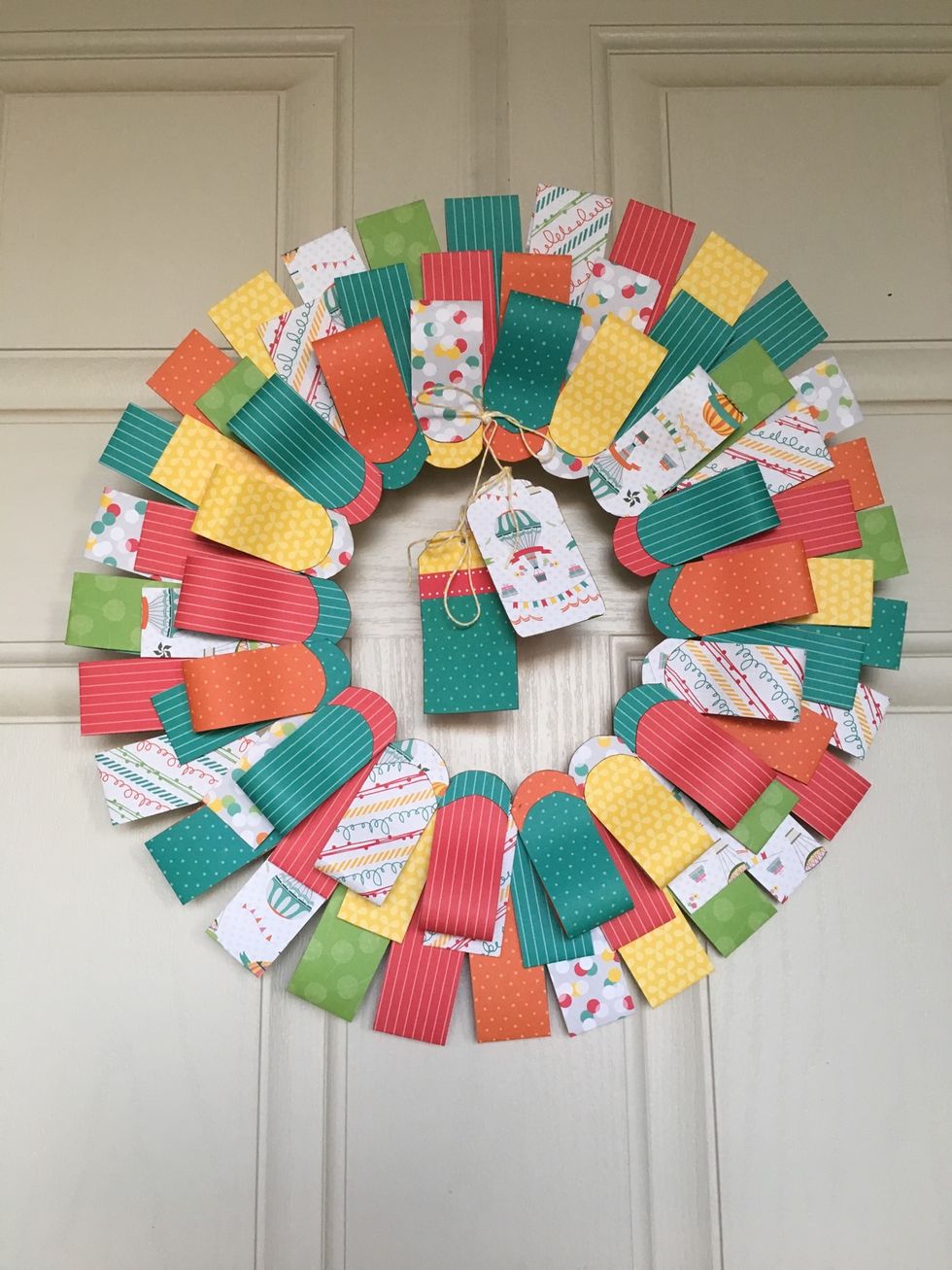 Attach string to the back and display your craftiness!