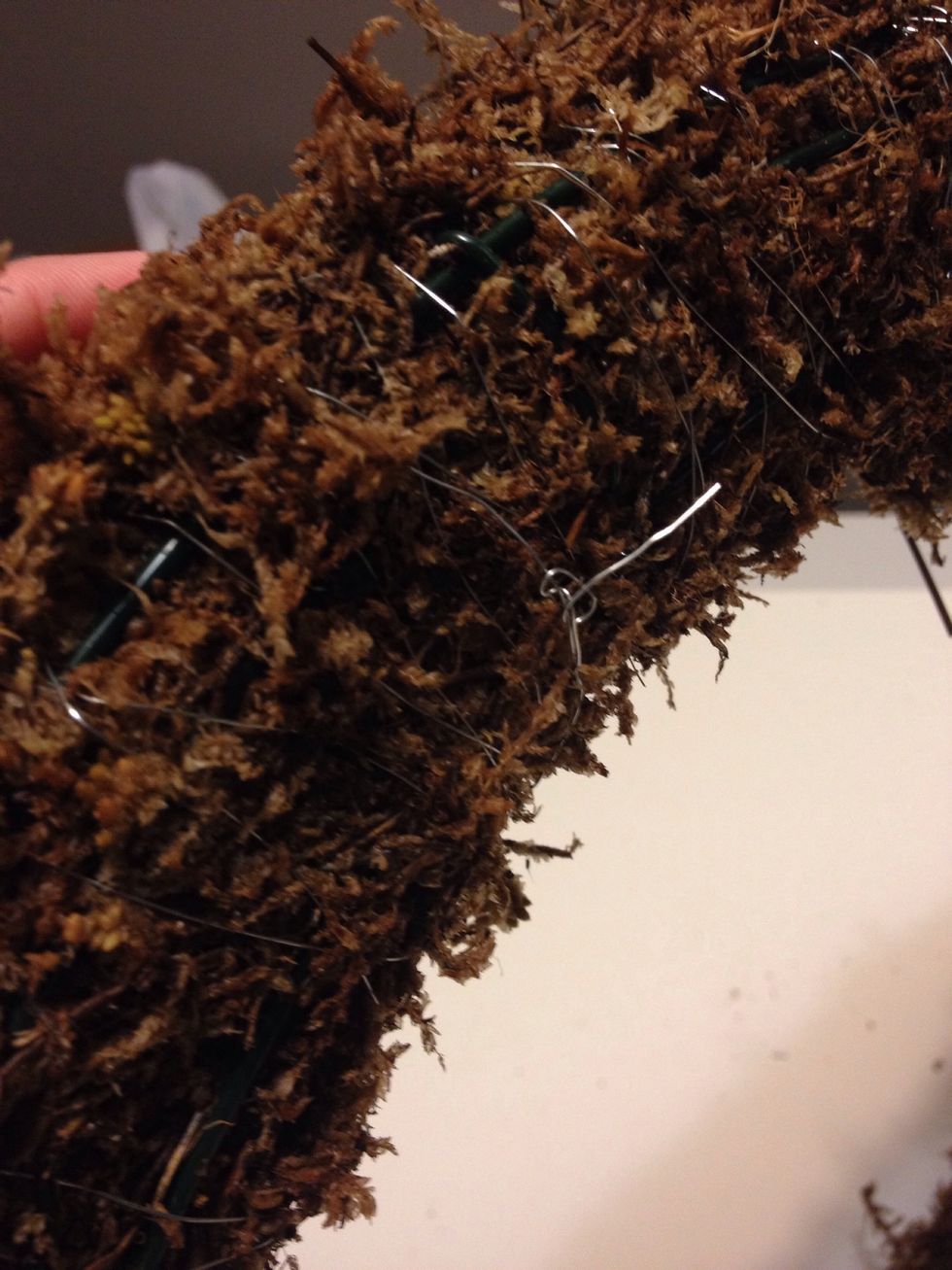 Attach the end to a wrap of wire so that it doesn't unravel.