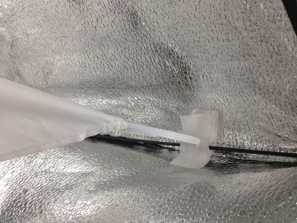 Attach the inner diffuser using Velcro