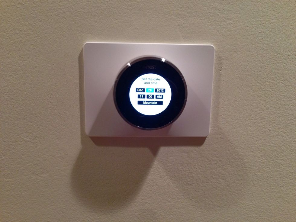 Attach the Nest faceplate and if all went smoothly you'll be ready to start configuring the software!