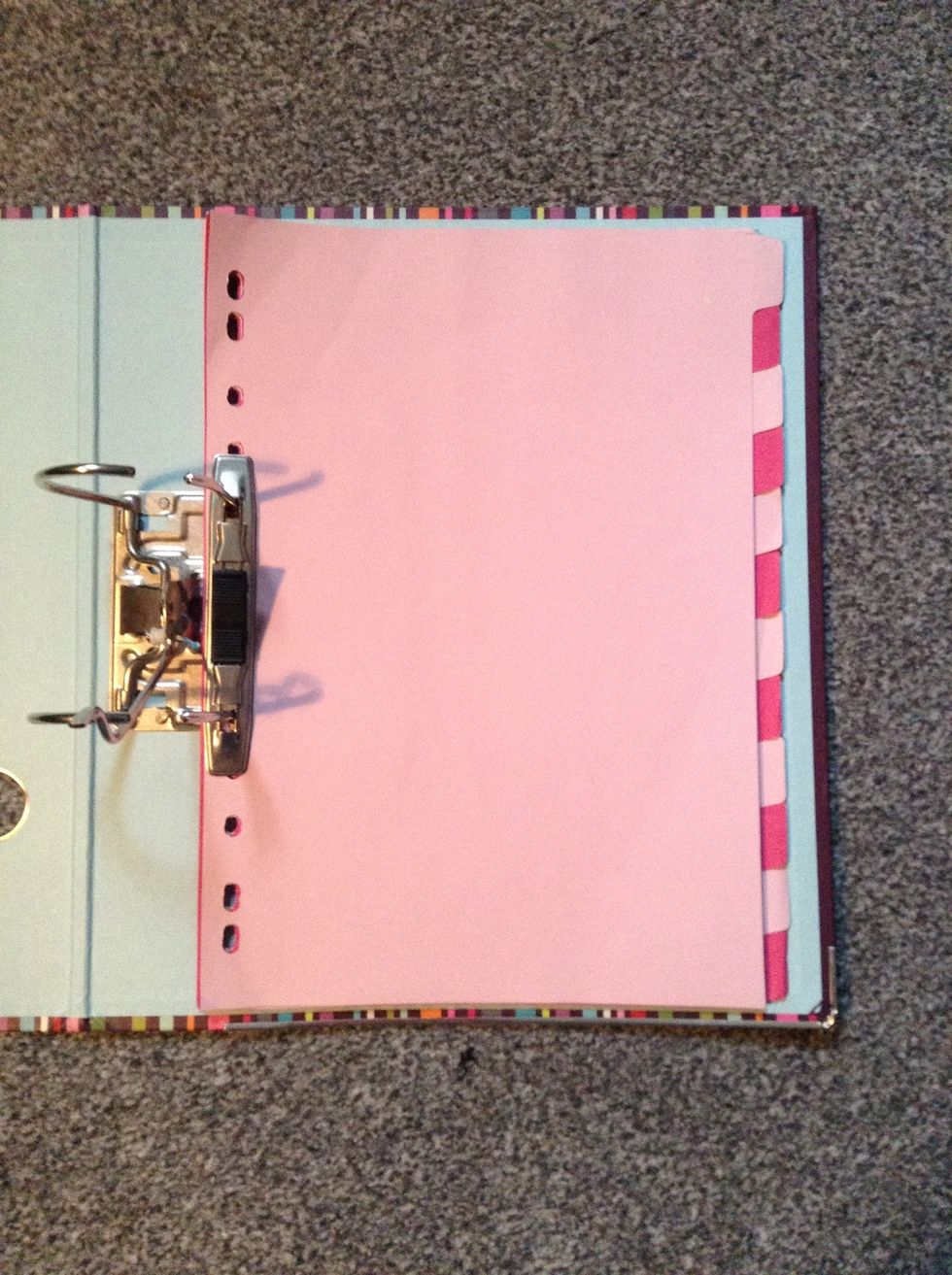 Attach them to the folder like this.