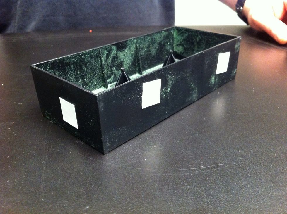 Attach UGLU dashes around container.