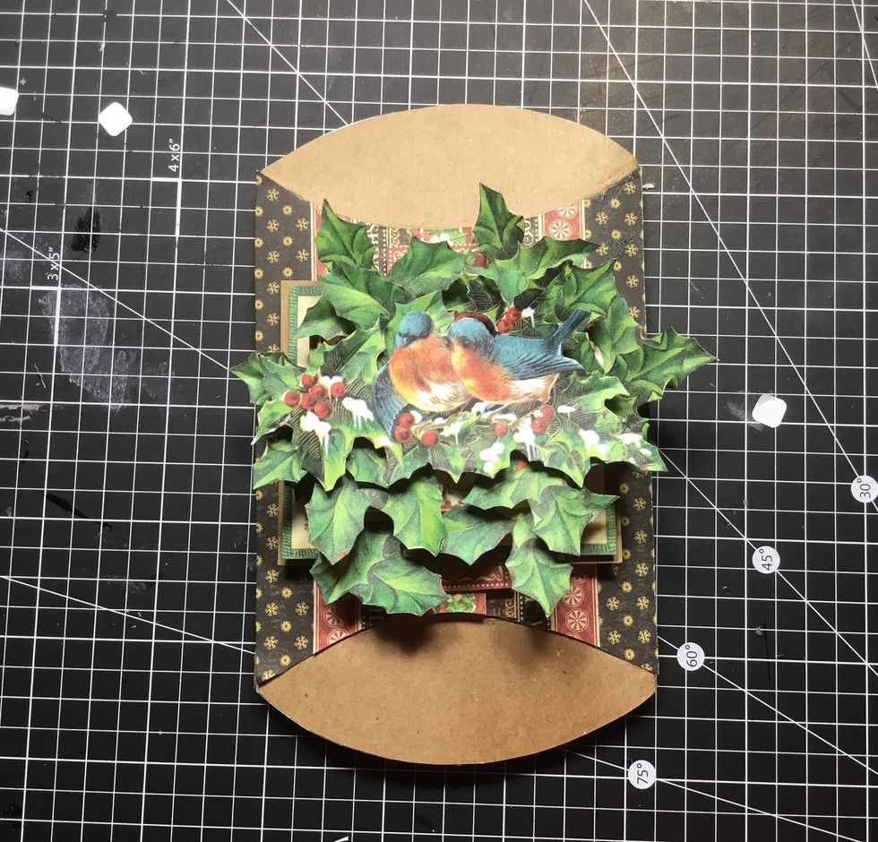 Attach your premade cluster as shown.