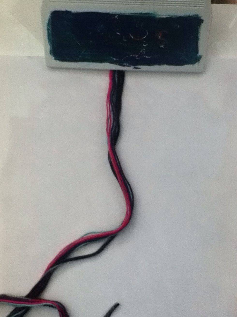 Attach your strings so that they don't move. I use a clipboard.