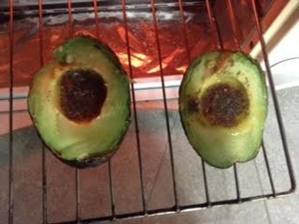 Avocado in the oven...