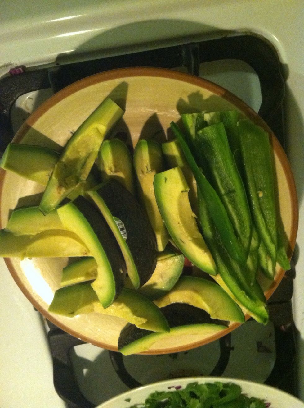 Avocado you choice or peppers