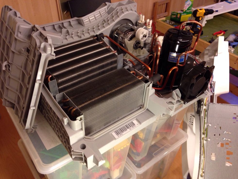 Back condensation and a motor.