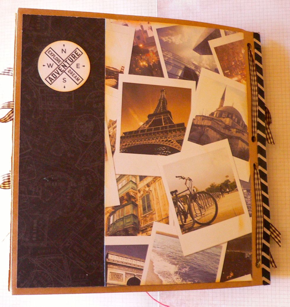 Back Cover - Just Landed Papers P2101 Polaroids, P2097 Journal, CT857 Collectables