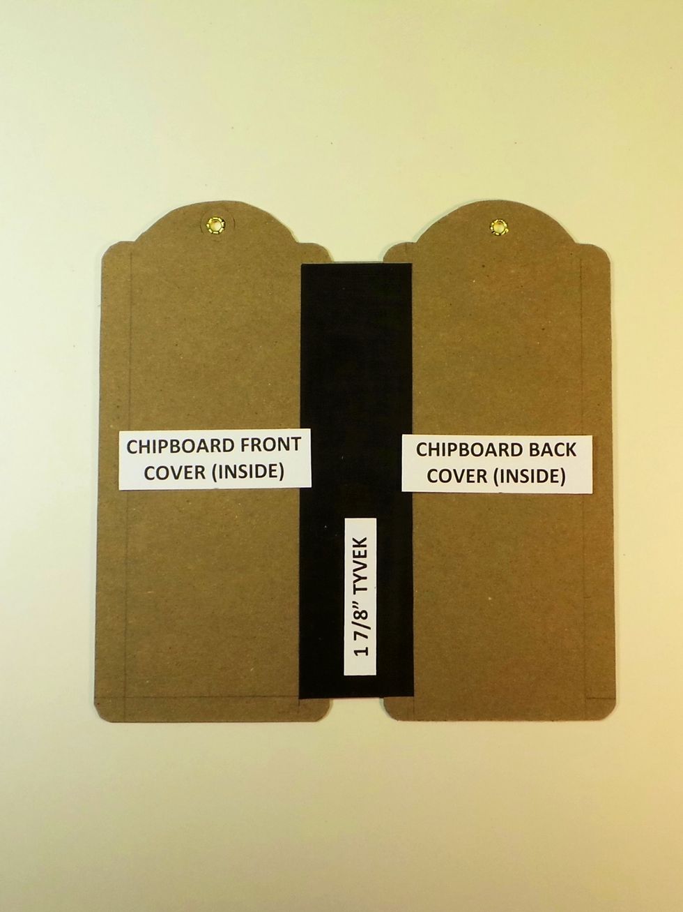 Back on the inside now. Give the Tyvek a good burnish.