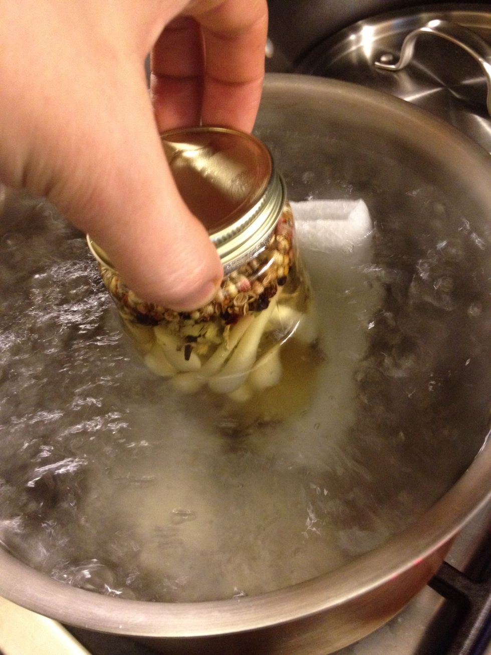 Back on water to boil for a good 10 minutes