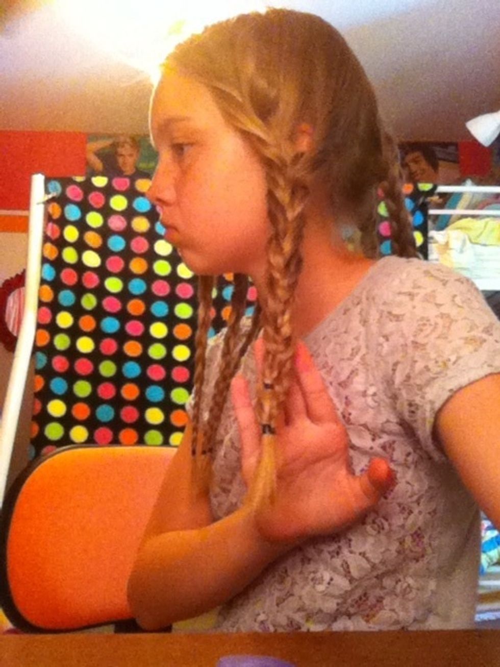 Back to A: Braid the 3 small braids in A, into 1 big braid