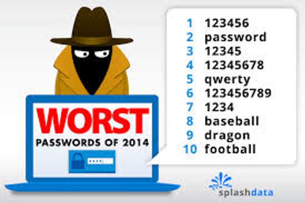 bad passwords