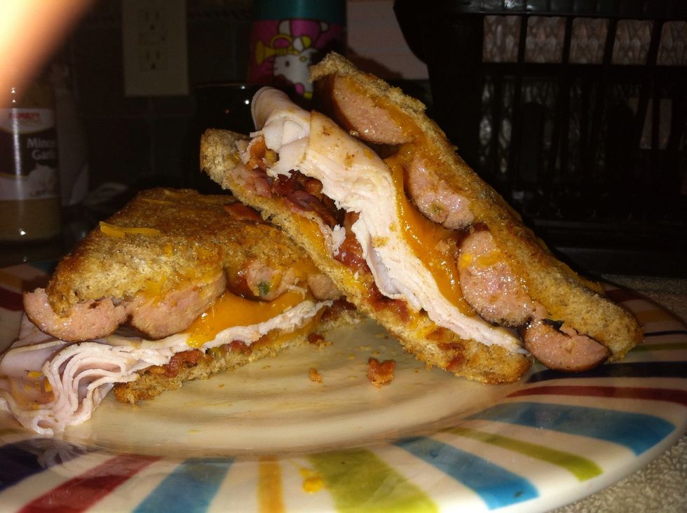 Badshoochh.. Meaty , cheesay and easy. Yummay