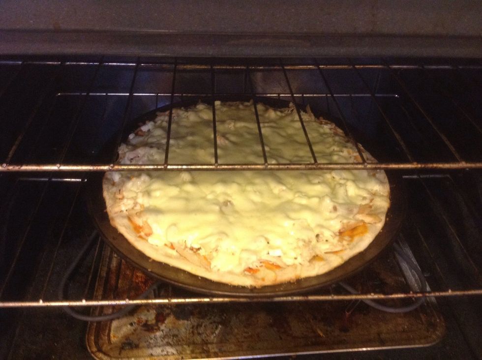 Bake 10 minutes or until cheese is melted and starts to brown.