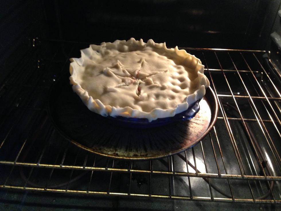 Bake 35-40 minutes or until lightly browned Let stand 10-15 minutes before cutting