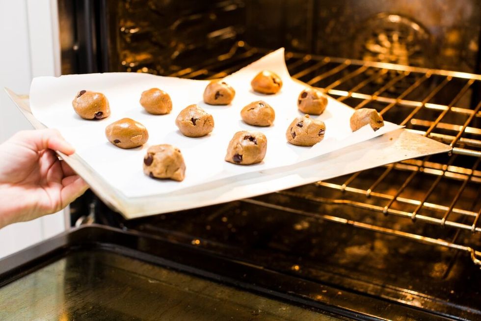 Bake 8-11 minutes or until edges just being to turn a golden brown.