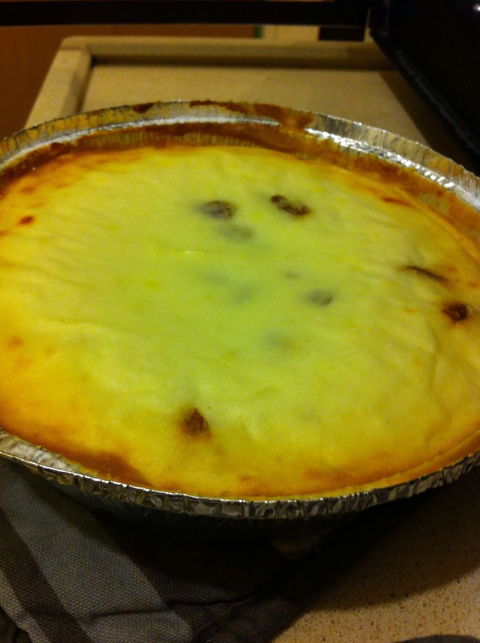 Bake about 40 to 50 minutes. (let it cool for a while)