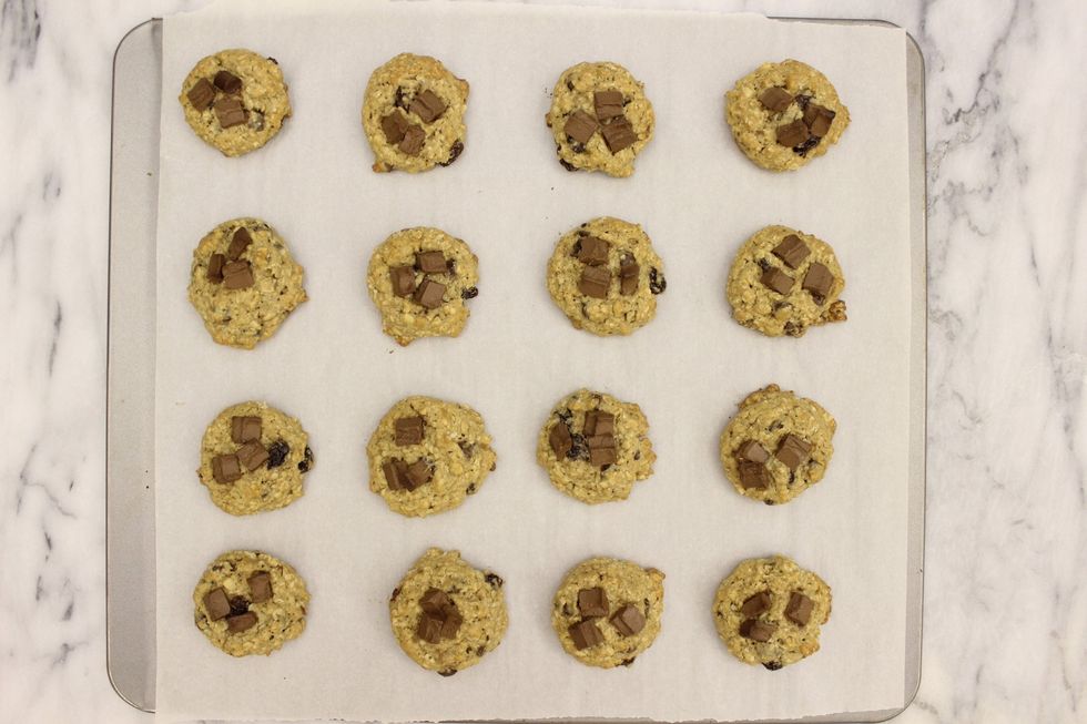 Bake as you did for the other cookies. Same time.