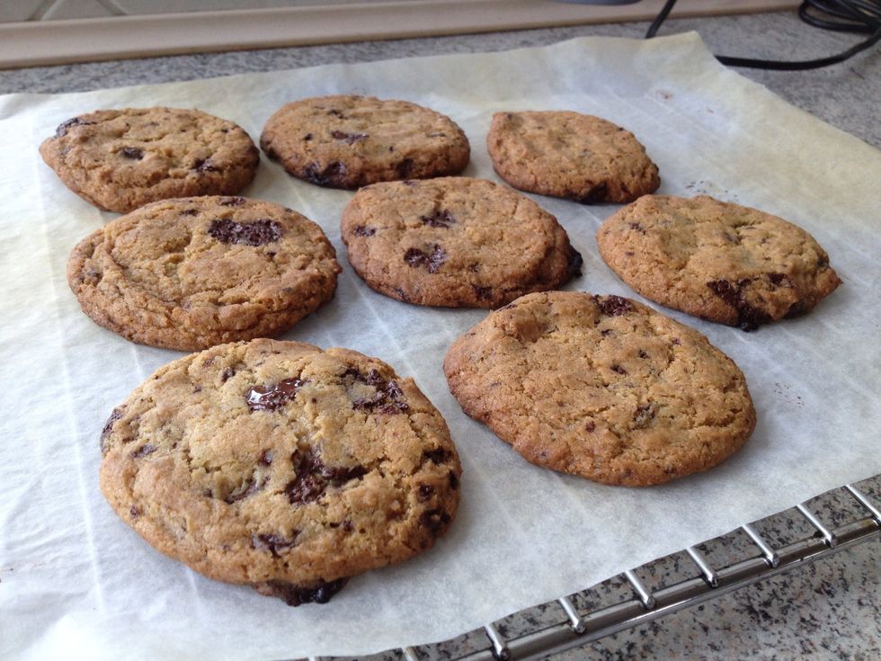 Bake at 250 degrees for approx. 7-8 minutes until they look like this