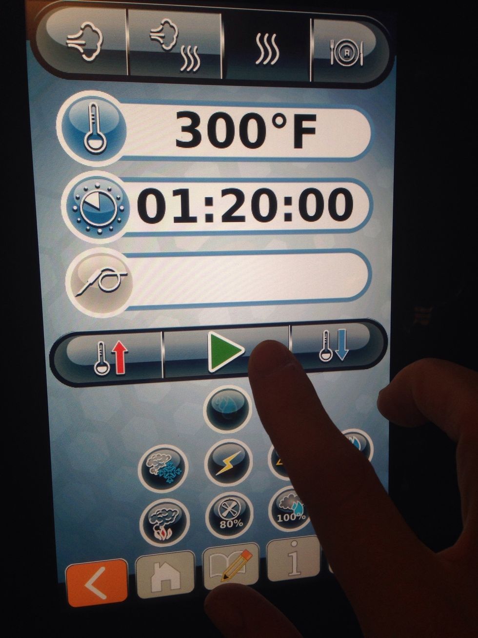 Bake at 300F (149C) for 1 hour 10 minutes until top is golden brown and center is fully cooked through.
