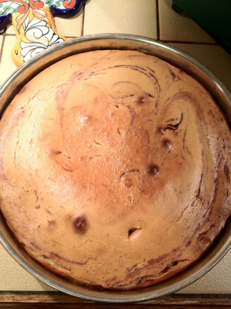 Bake at 325 degrees for 55-60 minutes until the filling is set and it looks something like this!