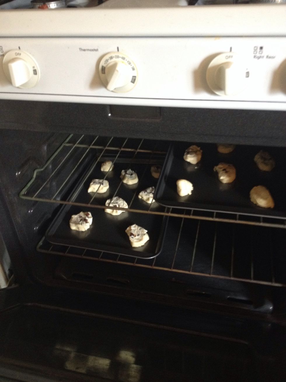 Bake at 350 degrees for 10 minutes.