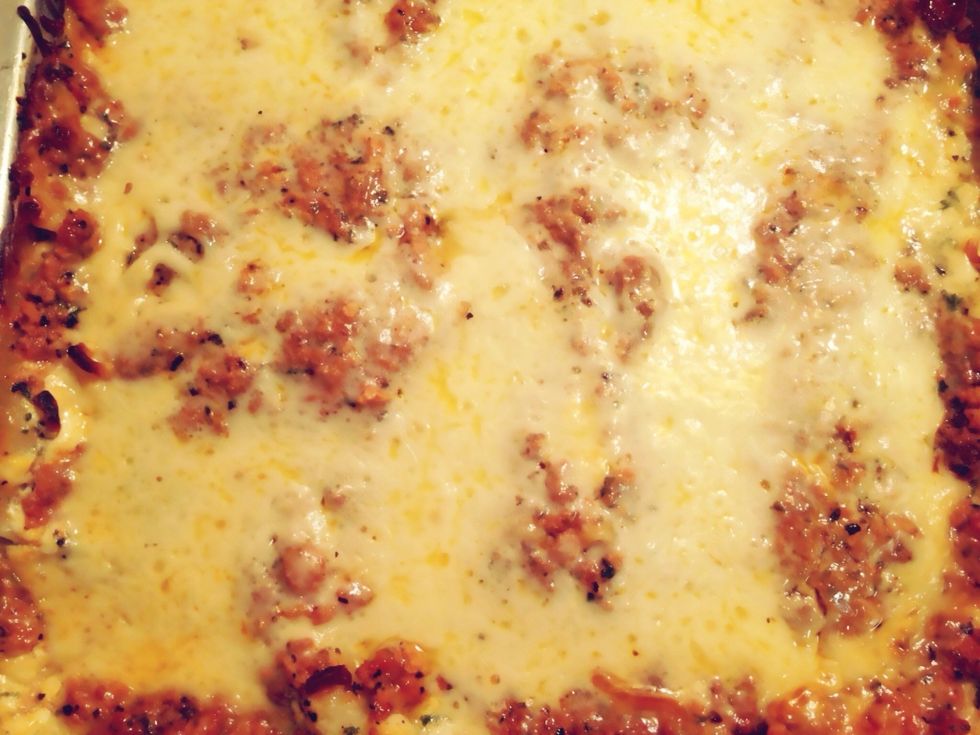 Bake at 350 degrees for 45 minutes.