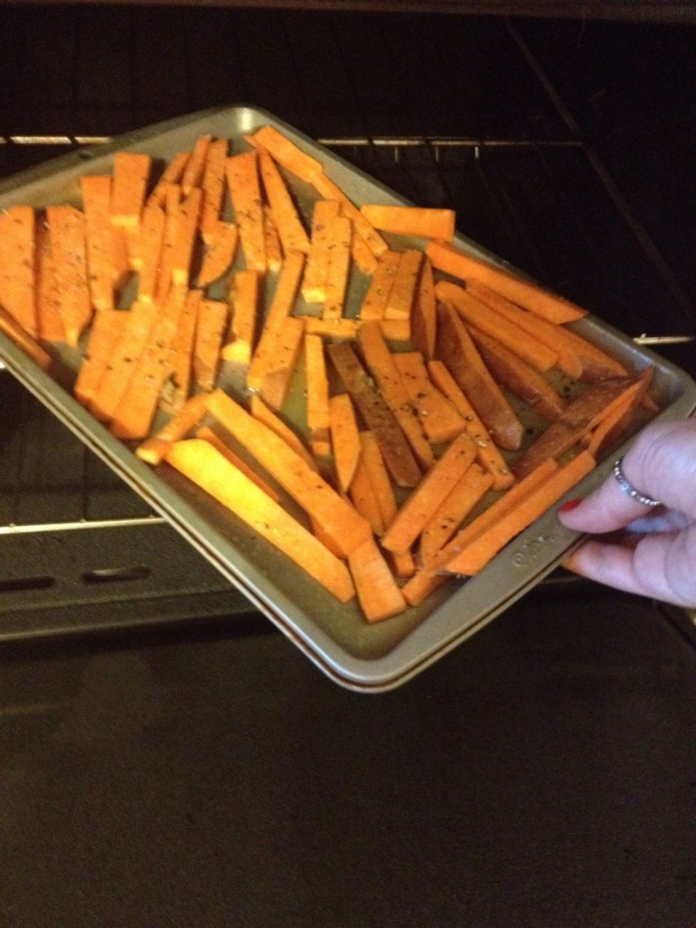 Bake at 350 for 30-40 min or until brown