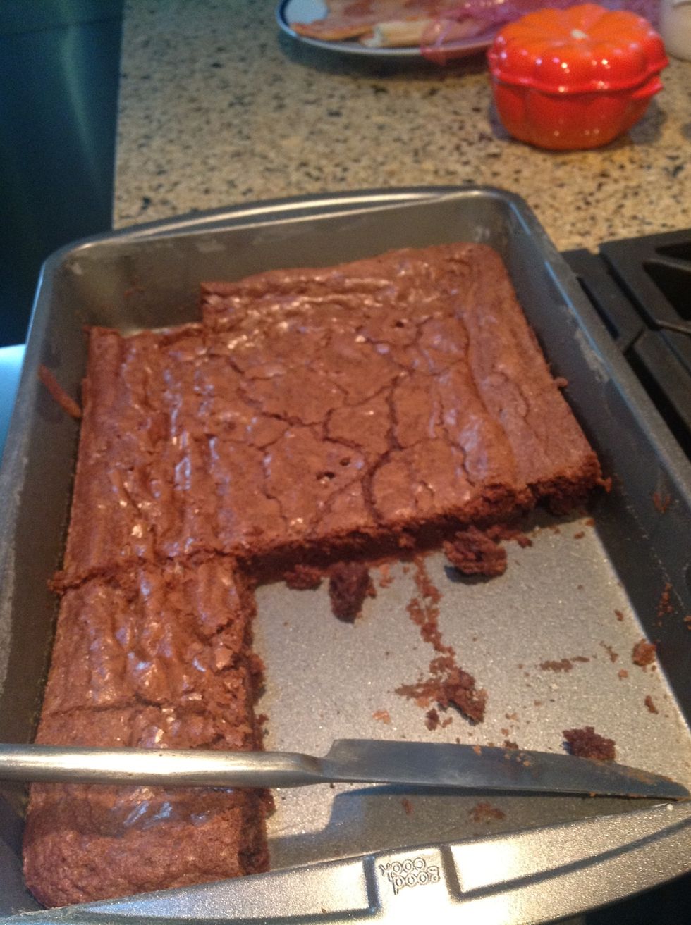 Bake at 350 for 40 minutes or until a toothpick comes out clean. Enjoy!