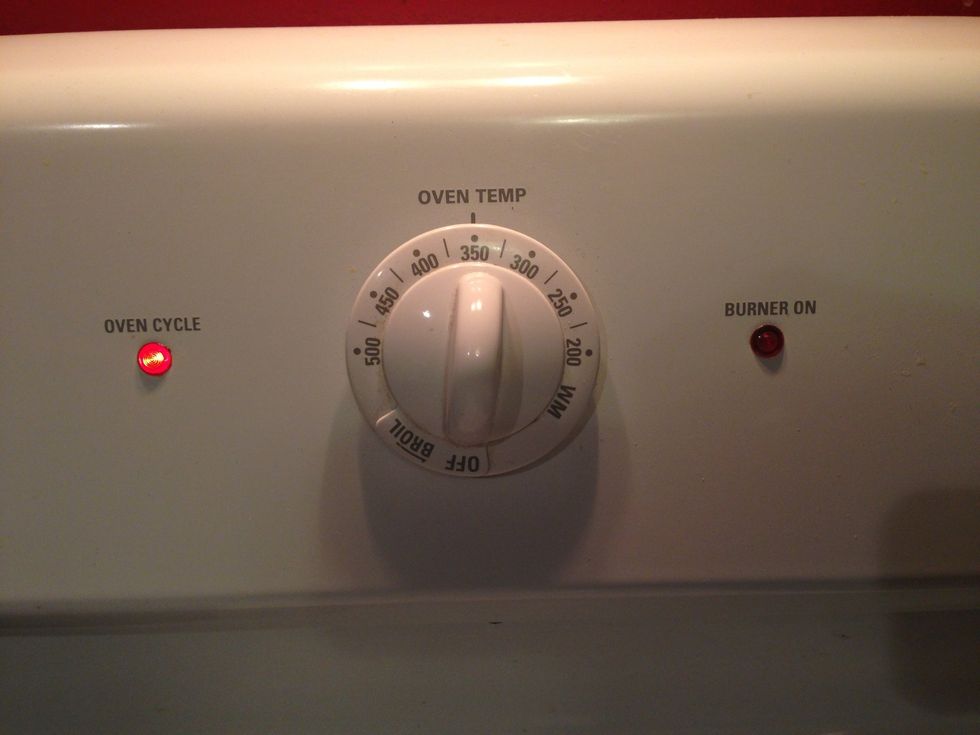 Bake at 350 for 7 minutes (if preheated; if not, check after about 12 minutes).