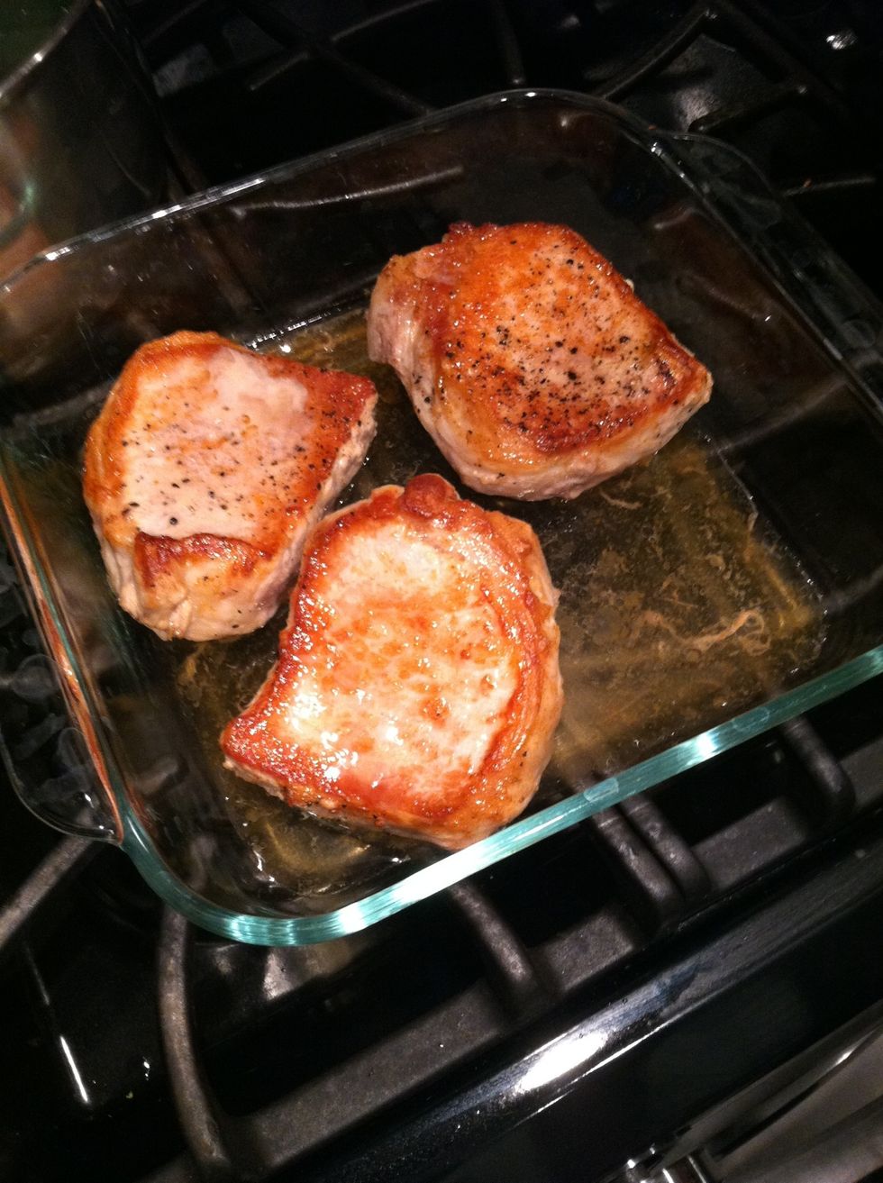 Bake at 350 for about 20 minutes (maybe more)