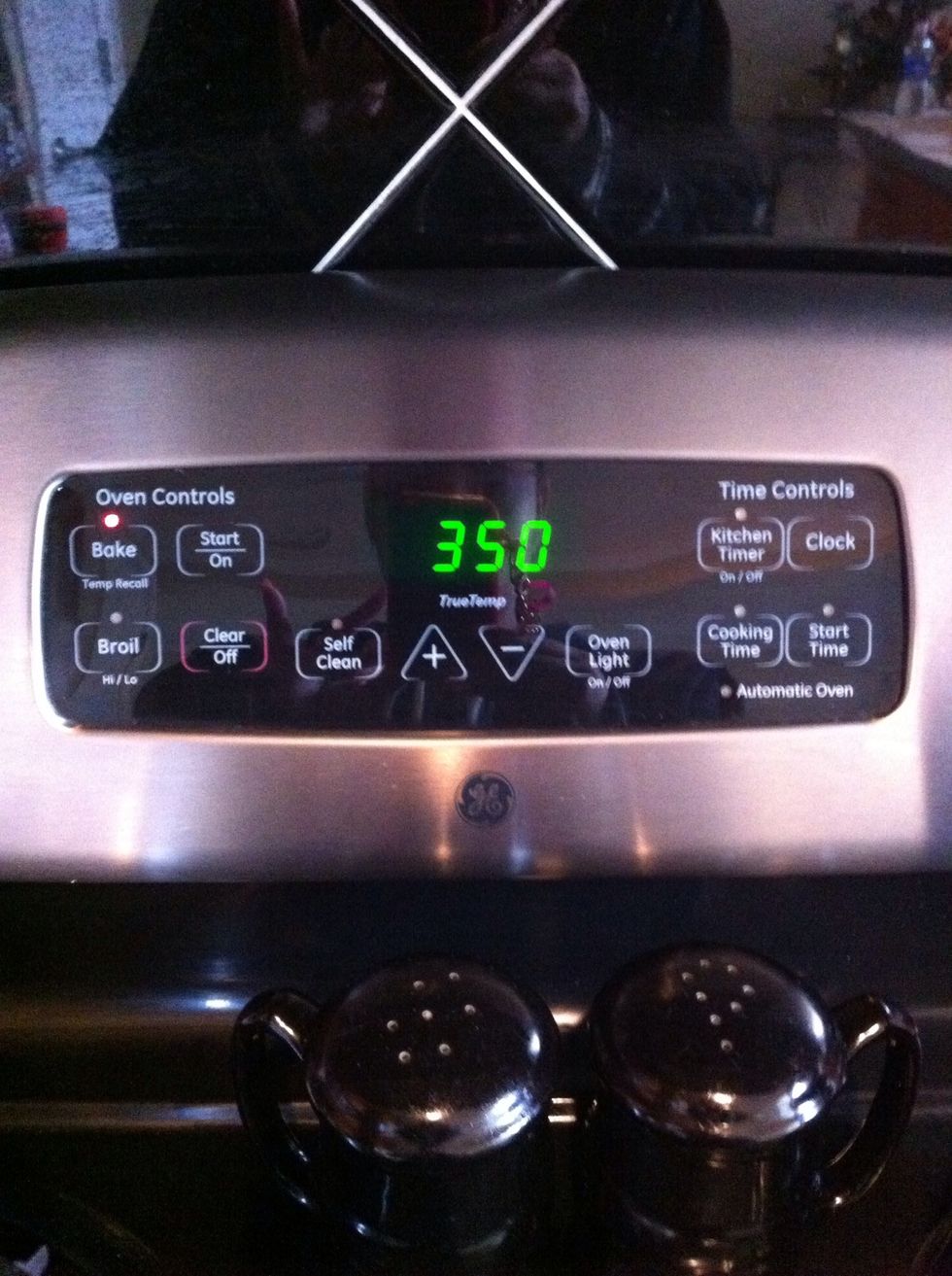 Bake at 350 for abt a 45- hr