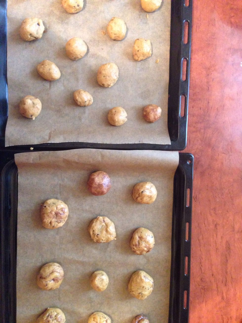 Bake at 350 preheated oven for 10-11 minute