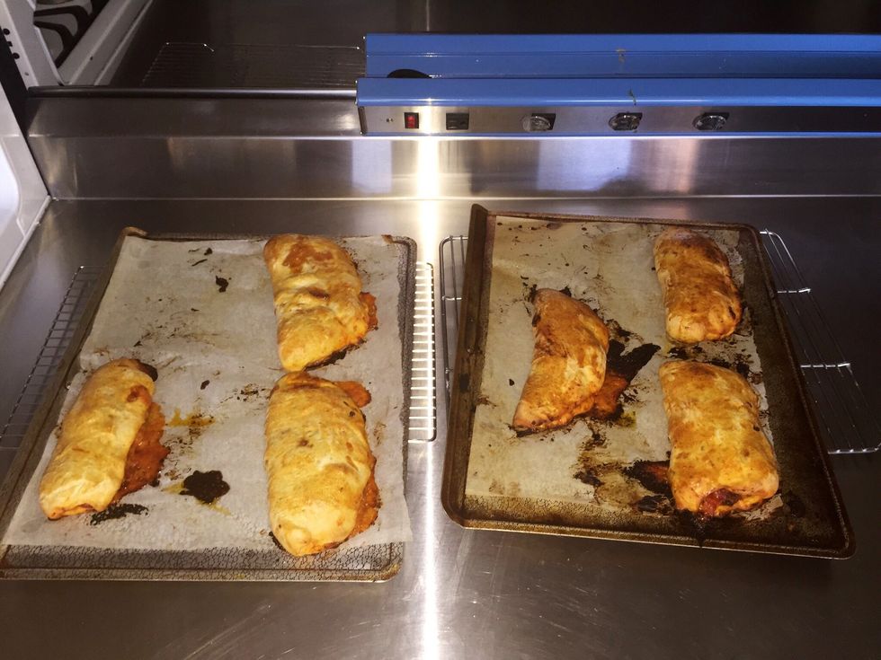 Bake at 375 degrees Fahrenheit for 25 min, and they are ready to eat! Enjoy!