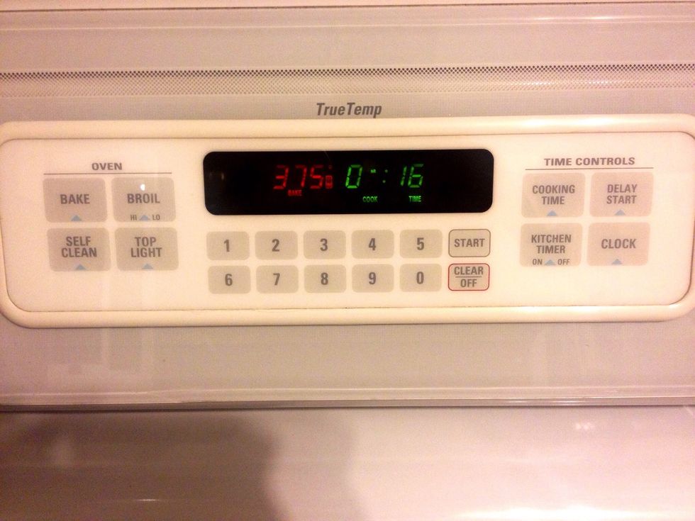 Bake at 375\u00b0 for 16 minutes or until golden brown.