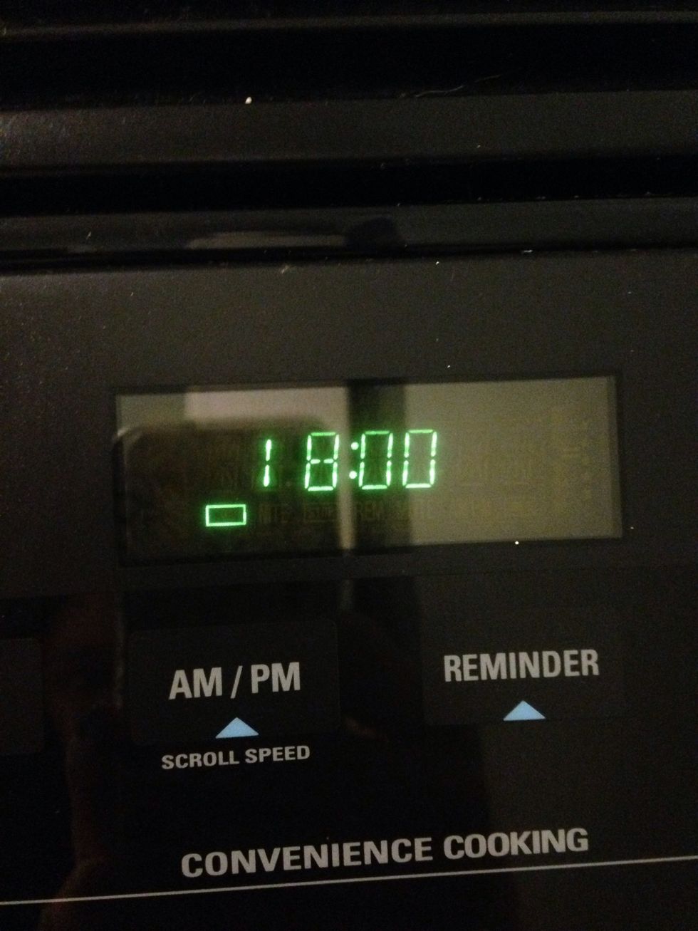 Bake at 400 degrees for 18 mins