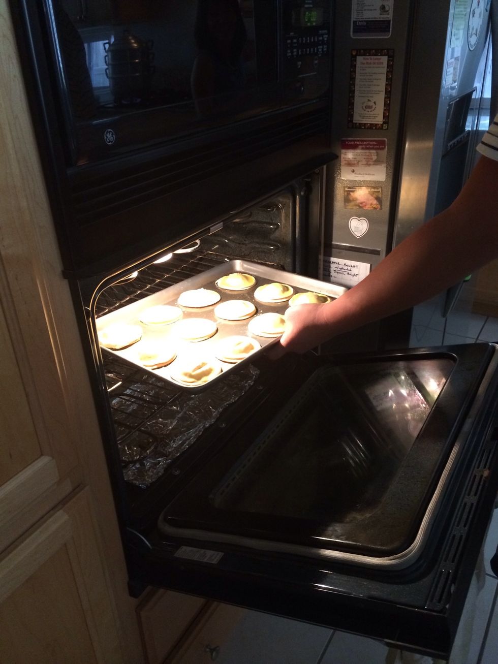 Bake at 400 for 15-20 minutes until golden brown