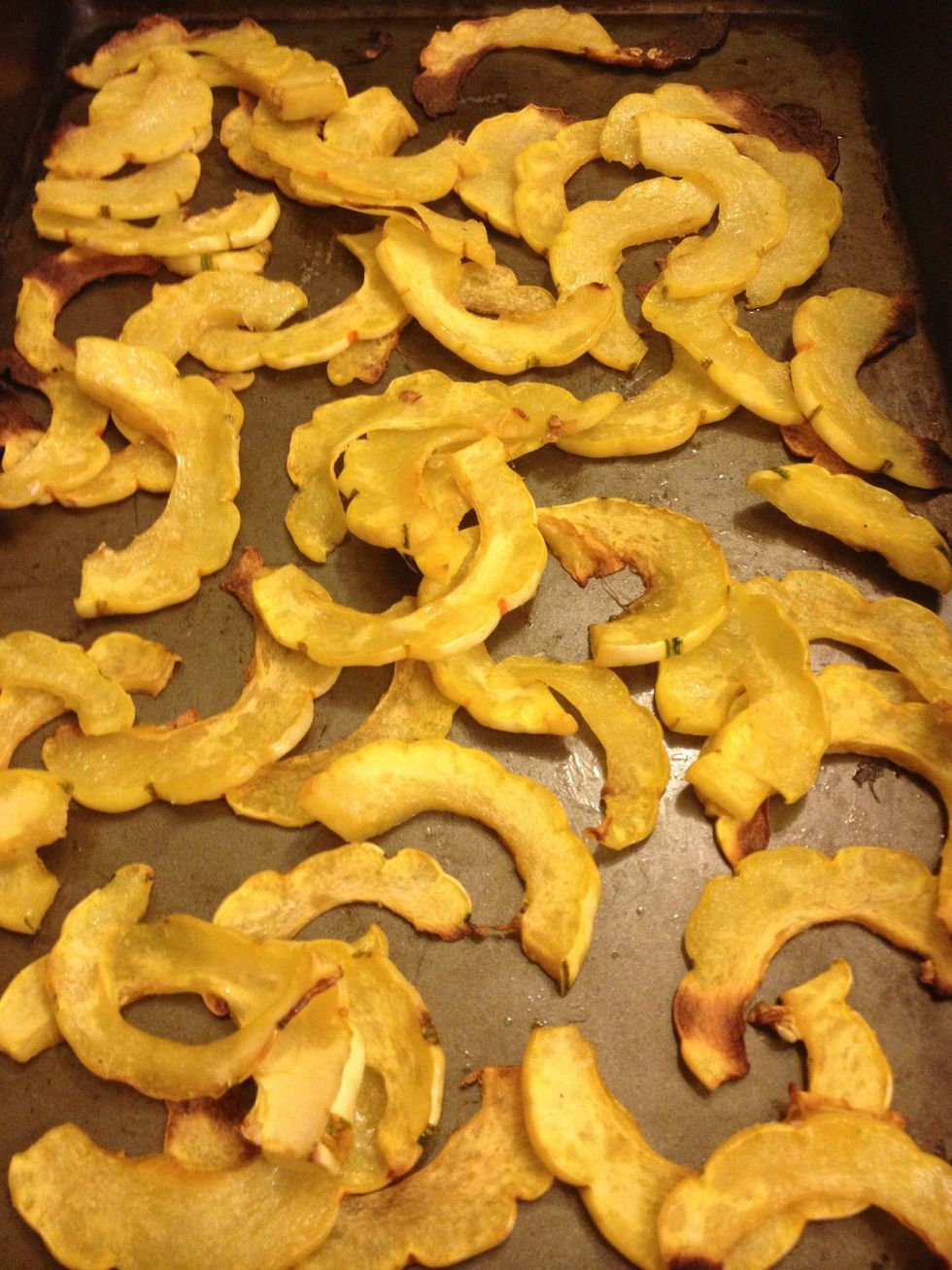 Bake at 400 for 15 minutes or until they start to brown.