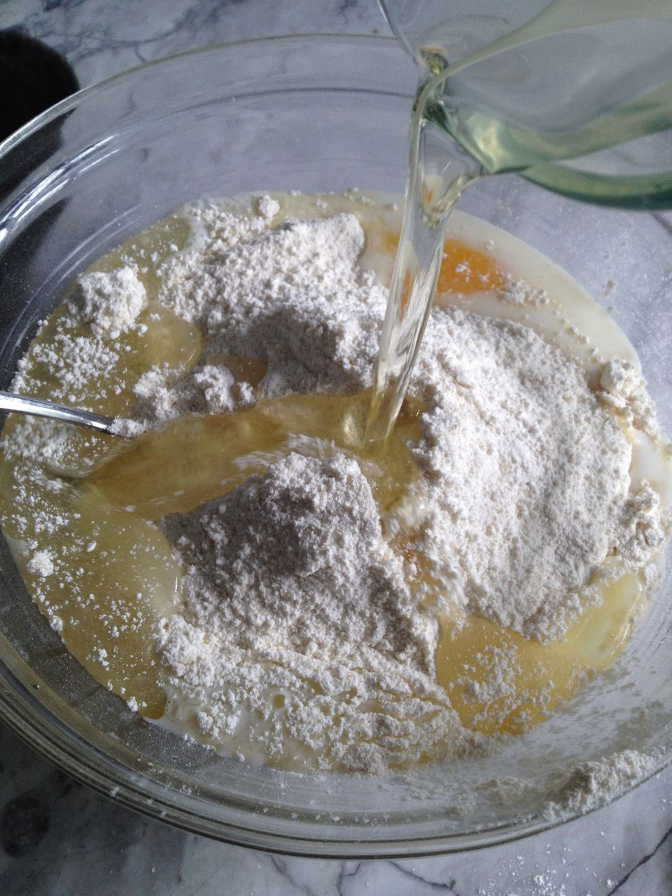 Bake cake normally how your favorite recipe says to