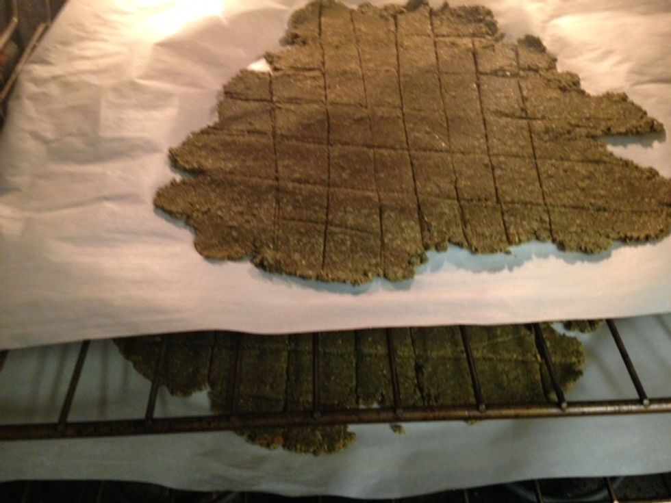 Bake cookies for approximately 1 1/2 hours in a 250 degree oven, then turn off heat and let them sit in the oven for several hours or overnight to fully dry out. (Do not let them brown)