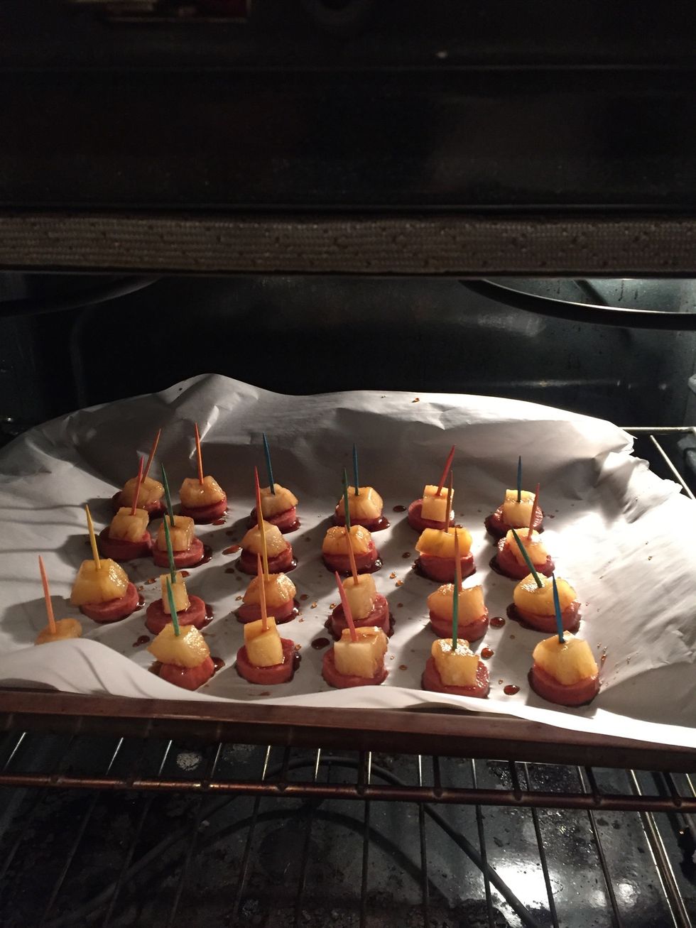 Bake for 15-20 minutes.
