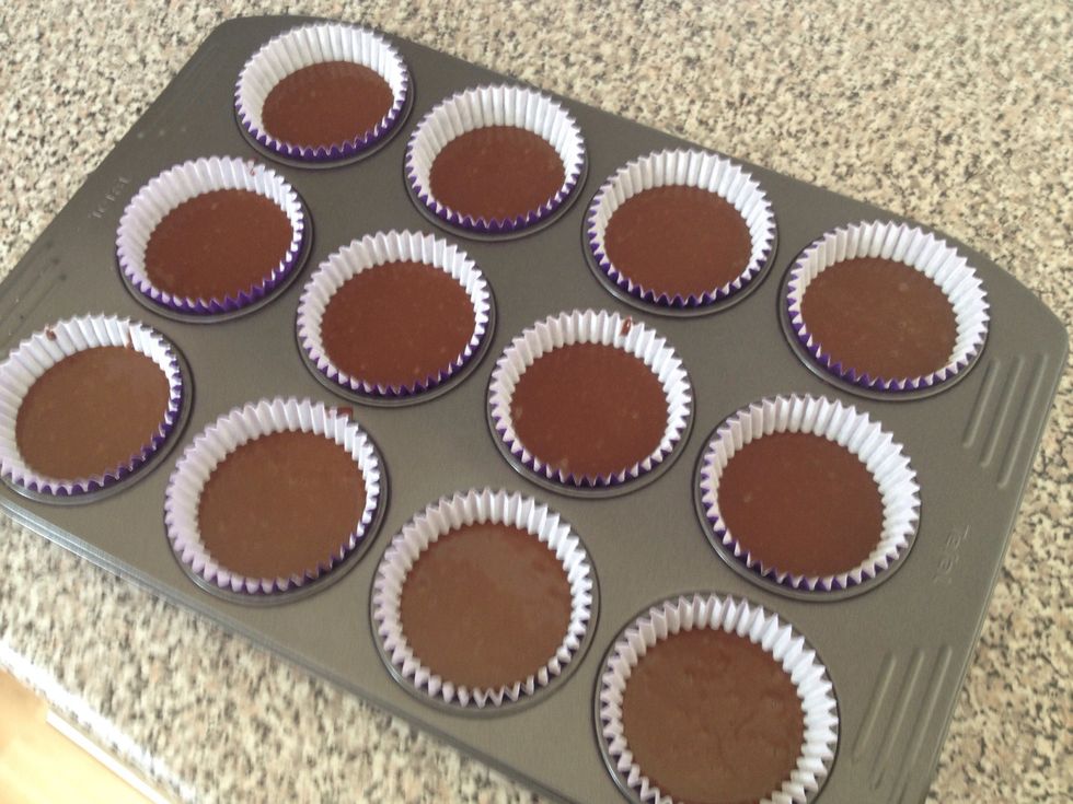 Bake for 20 min or until you insert a toothpick and it comes out clean