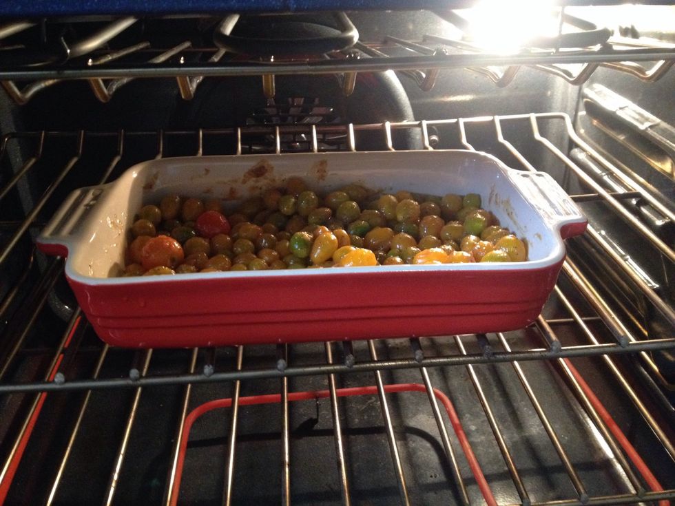 Bake for 20 mins at 425 degrees