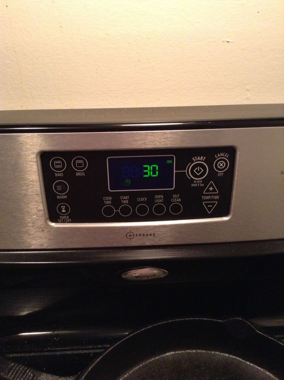 Bake for 30 minutes