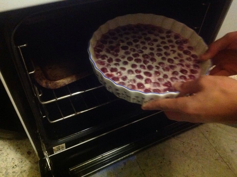 Bake for 35-40 minutes, until golden and puffed.