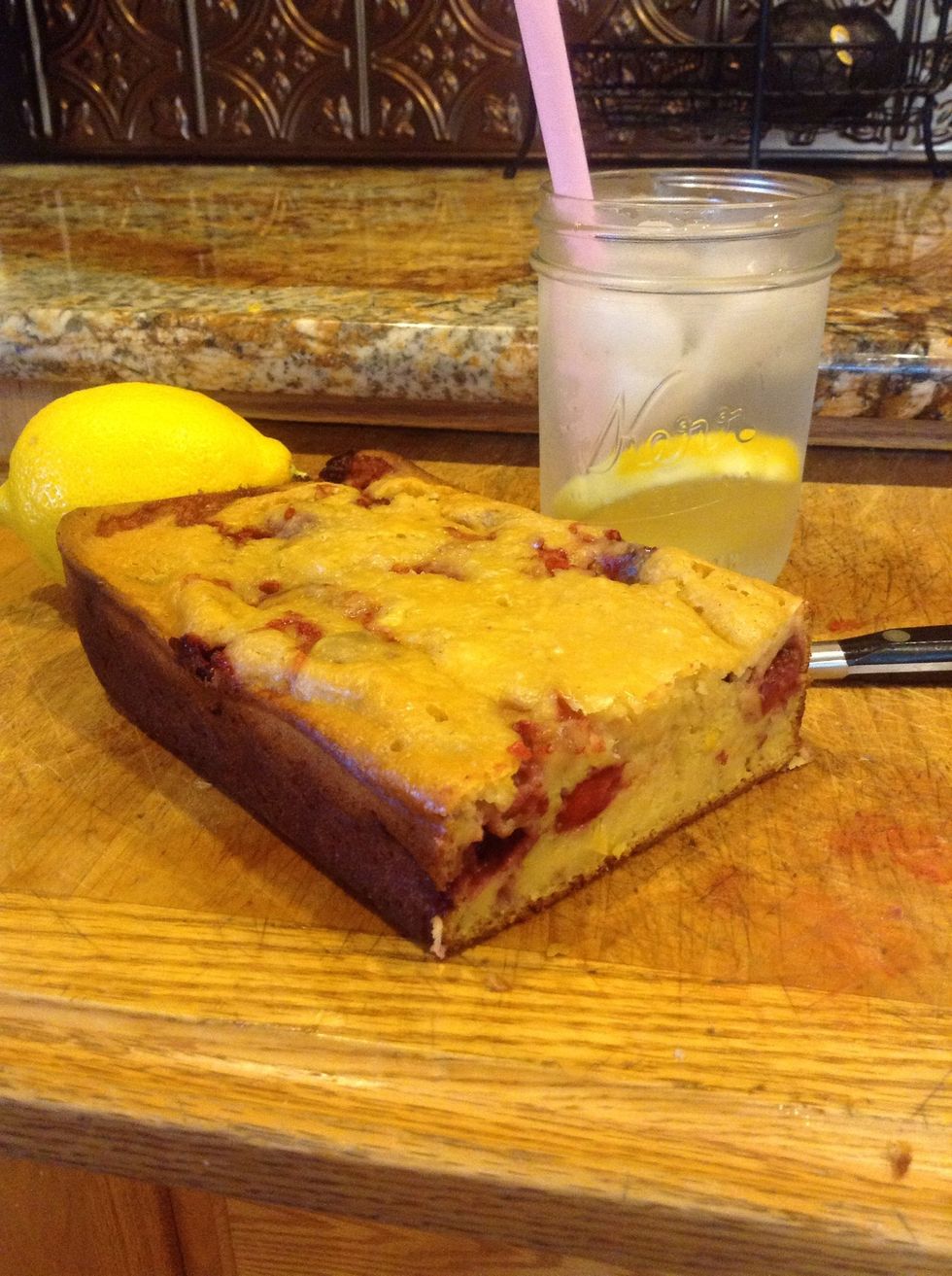 Bake for 35 minutes at 350 degrees. Then smile because you just made something delicious without using sugar or butter! Talk about healthy! \ud83d\udc4d\ud83d\ude00