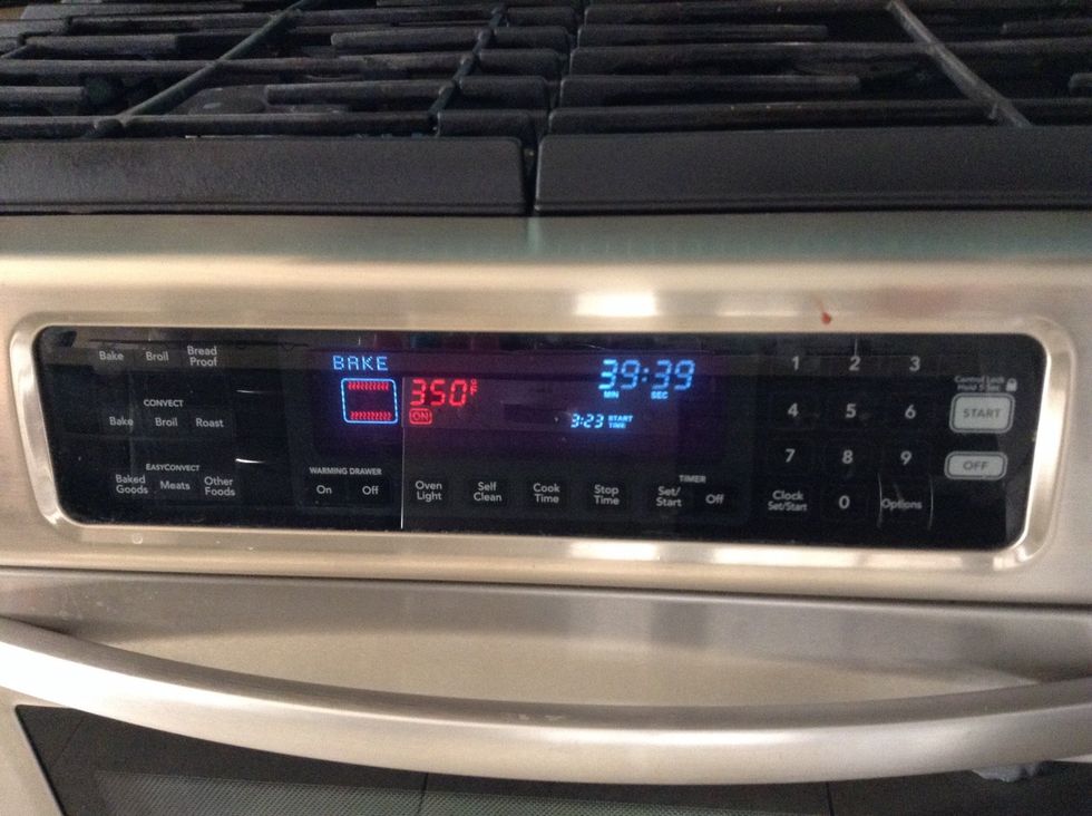 Bake for 40 minutes at 350f