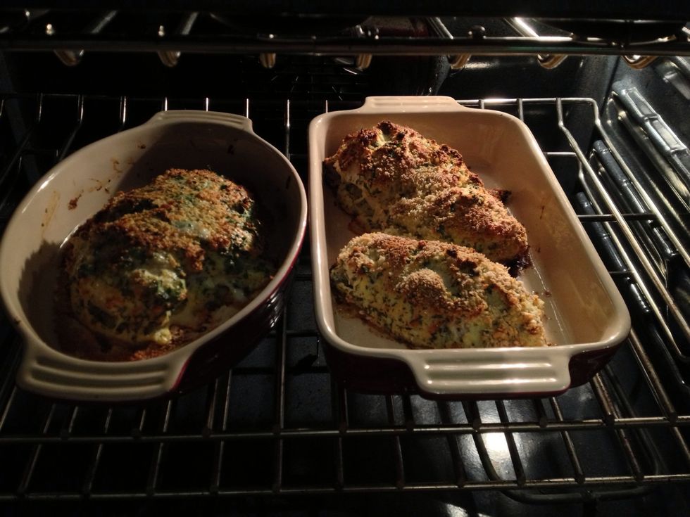 Bake for 40 minutes at 375 degrees.