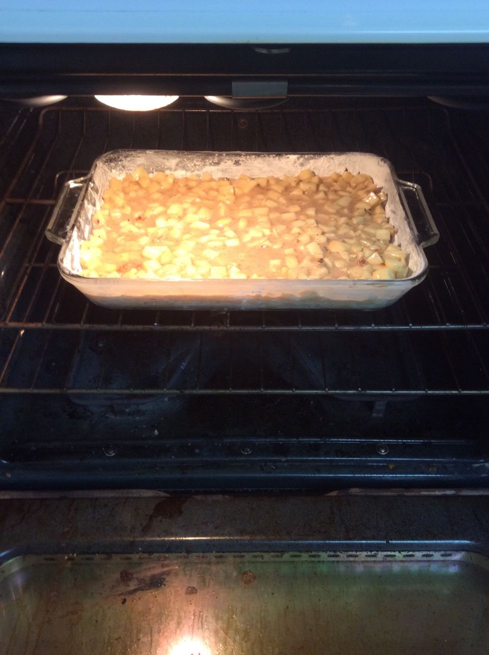 Bake for 55 minutes